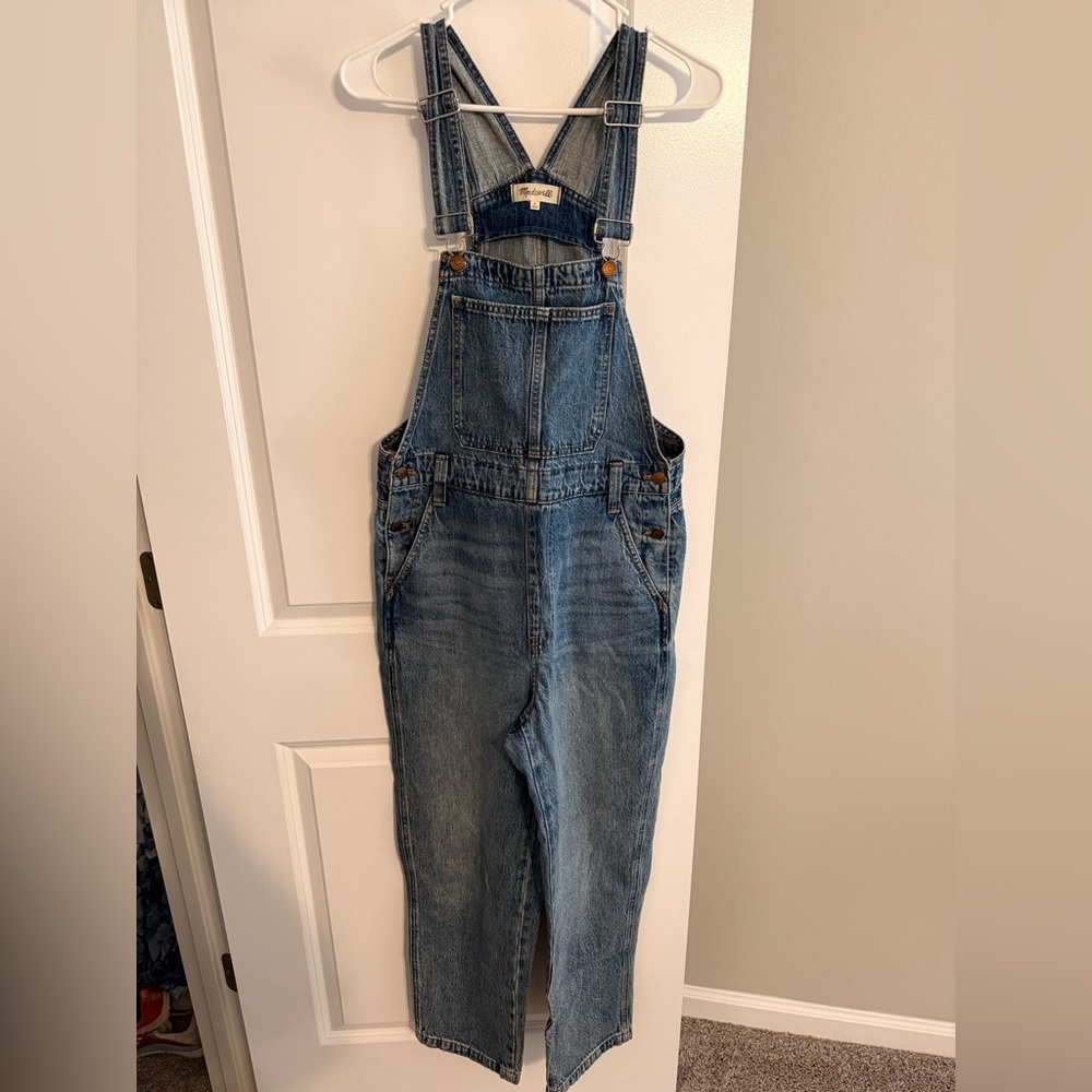 Madewell Straight Leg Overalls - Picture 1 of 4